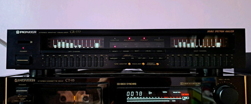 Pioneer 777 stereo graphic - gr-777,