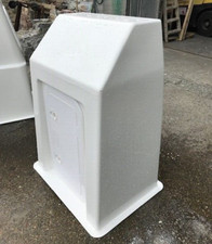 GRP Steering Boat Console with Hatch included in Price - for Ribs/ Fishing Boats