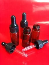 Amber Glass Bottles With