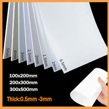 White ABS Plastic Sheet Plastic Plate Board DIY Model 0.5mm 1mm 2mm 3mm 4mm 5mm