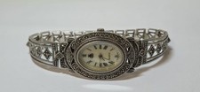 Brooks And Bentley Ladies Watch The Florentine Marcasite 925 Silver Hallmarked 