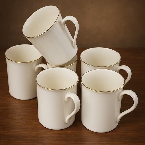 Set fine bone china mugs - bone,