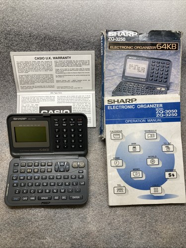Sharp electronic organiser - sharp,