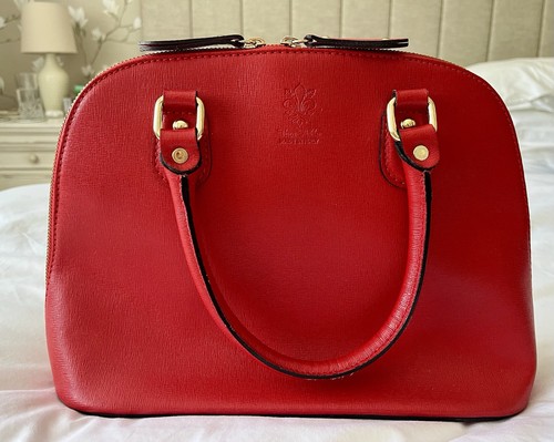 Gorgeous red italian handbag - gorgeous,
