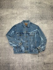 Vintage Levi’s Denim Button Jeans Jacket Pilot Bomber Made in USA Man Men Size S