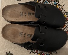 BIRKENSTOCK BOSTON CLOG BLACK