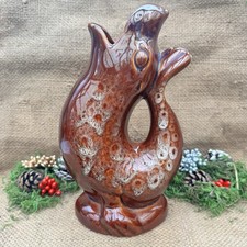 Vintage Ceramic Fish Glug Jug