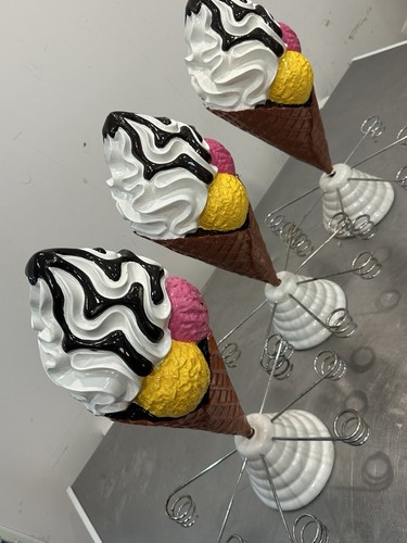 Ice cream cone holder - holder, display