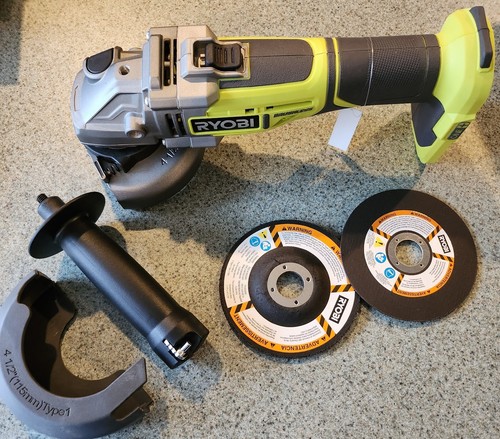 New ryobi angle grinder - angle,