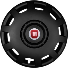 4x14" Wheel trims wheel covers fit 500 14 inches black NEW