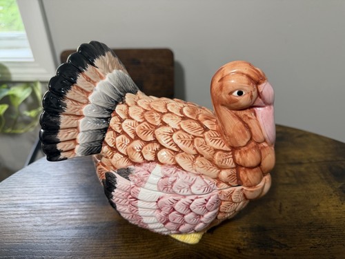 Ceramic turkey shaped - ceramic, tureen