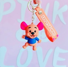 Little Roo Winnie the Pooh Bear  Disney Keychain Keyring Pendant Bag Pom