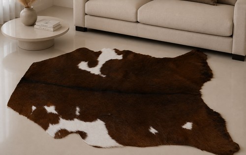 Genuine goat hide hair - hide, on