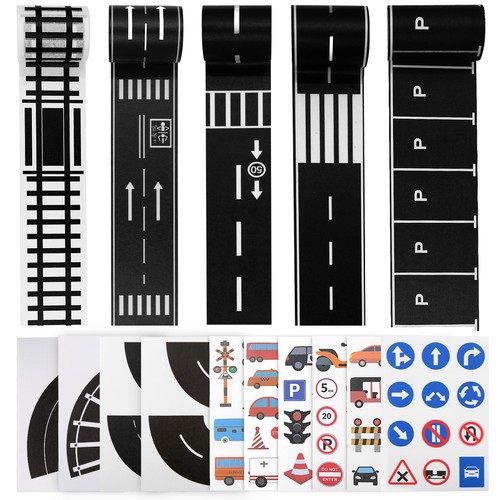 Road tape signs - diy, for