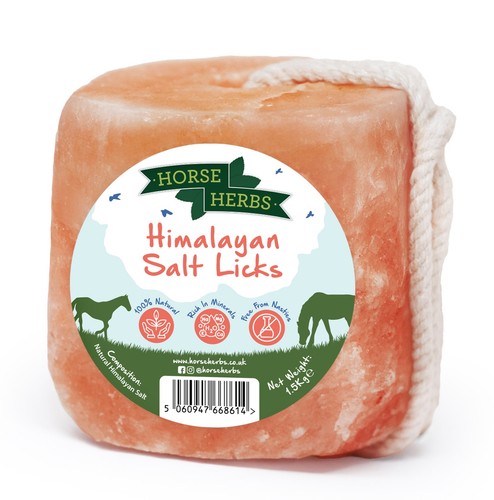 Horse herbs himalayan salt - herbs,
