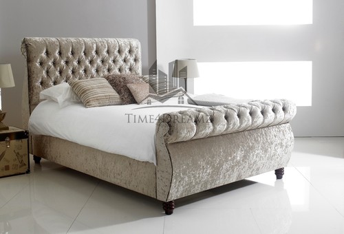 Diamond sleigh bed scroll - diamond,