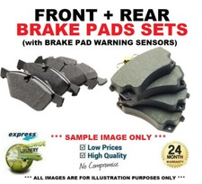 FRONT + REAR BRAKE PADS for