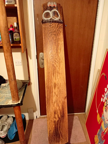 Brown wood waney edge - brown, plank