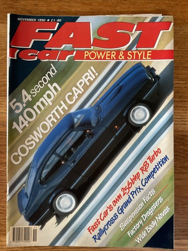 Fast car november 1990 - car,