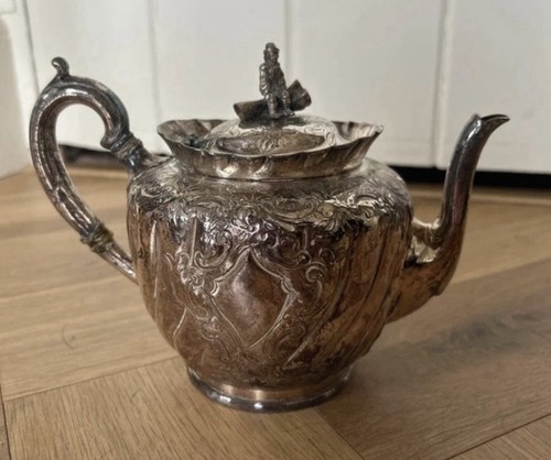 Epns silver plate - silver, engraved
