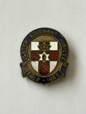 Ulster Covenant Jubilee 1912 - 1962 Badge.