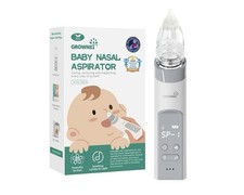 GROWNSY Nasal Aspirator for Baby, Electric Nose Sucker W/ Music & Lights