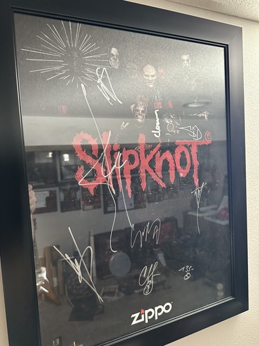 Slipknot rare zippo - zippo, signed