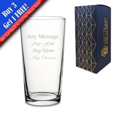 Personalised Engraved Perfect Pint Glass Wedding Birthday Usher Gift Best Man 