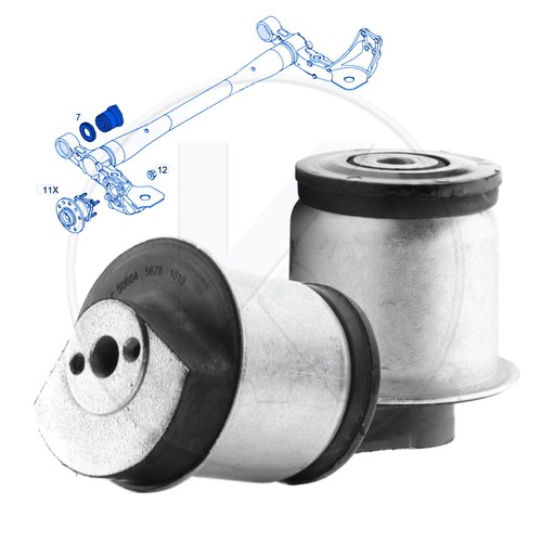 Rear axle subframe - rear,
