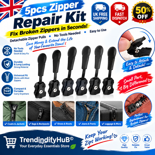 5pcs zipper repair kit - 5pcs,