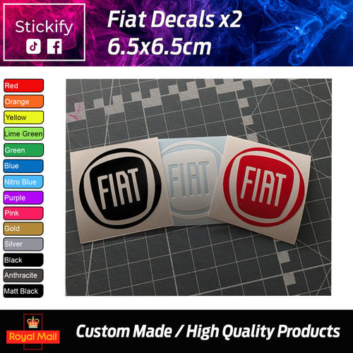Fiat car decal vinyl sticker - -,
