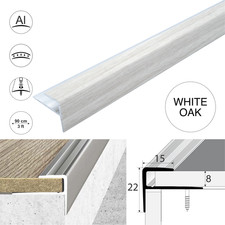 Aluminium stair nosing - nosing, wood