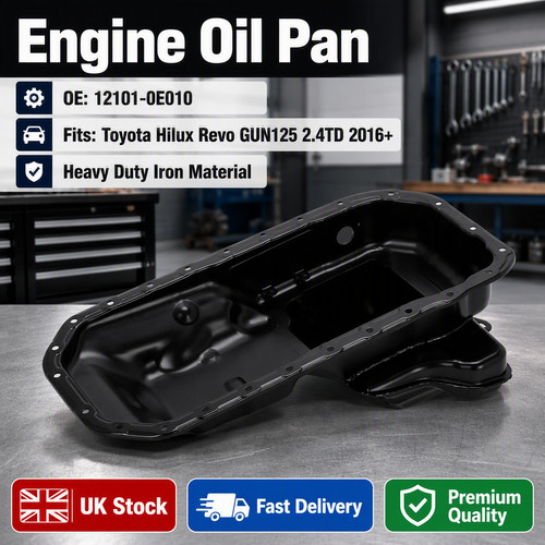 Engine oil sump pan iron - engine,