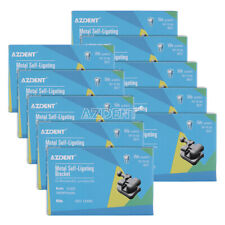 AZDENT Dental Orthodontic MIM Self Ligating Bracket Braces with Buccal Tubes
