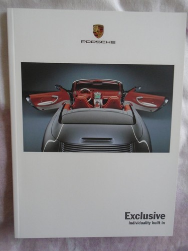 Porsche exclusive brochure - porsche,
