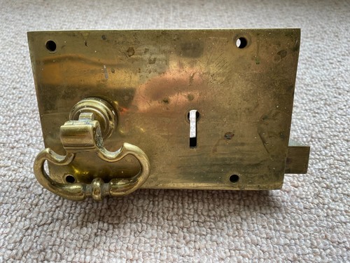 Reclaimed old brass door - reclaimed,