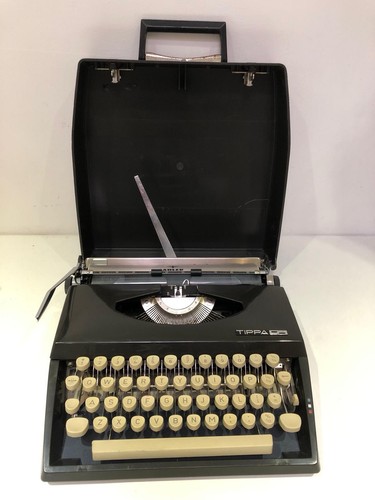 Working vintage black portable - black,
