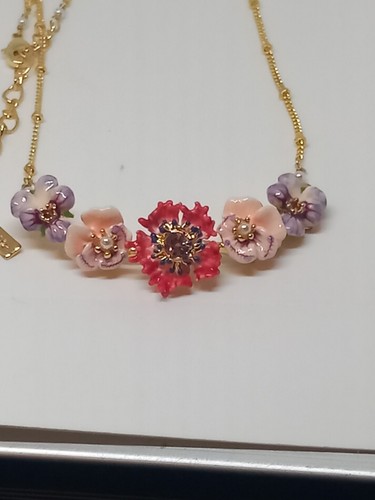 Les nereides pansy necklace - pansy,