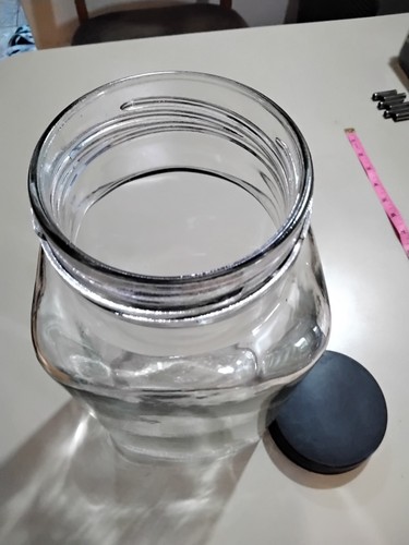 Vintage glass sweet jar with - vintage,