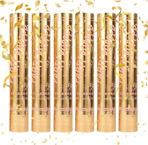 Cannon confetti gold pieces - cannon, 6