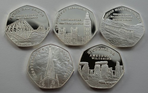 Complete set fine silver - complete,