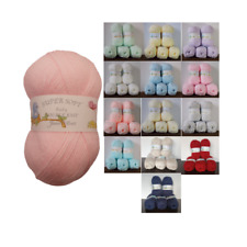 James C Brett Supersoft Baby DK Wool/Yarn 100g x5 - Bundles