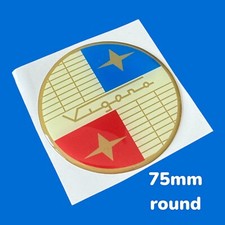 VIGANO SUPER LAMBRETTA CLASSIC RESIN DOMED BADGE SER 1,2,3 LI SX TV GP LD L VEGA