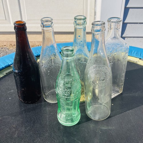 Lot antique vintage glass - lot,