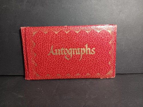 Vintage autograph book album - vintage,