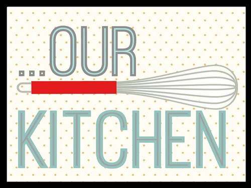 Our kitchen retro metal - our,