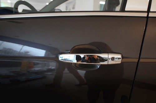 Auto clover chrome door handle - auto,