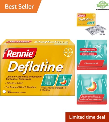 Rennie deflatine 36 tablets - -,