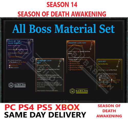 Season diablo all boss - season,