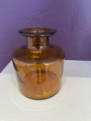 Dartington crystal glass vase - crystal,